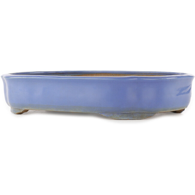 Mokko blauwe bonsai pot van Shuhou - 350 x 265 x 70 mm