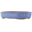 Mokko blue bonsai pot by Shuhou - 350 x 265 x 70 mm