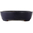 Pot à bonsaï ovale bleu de Yamafusa - 405 x 310 x 85 mm