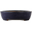 Oval blue bonsai pot by Yamafusa - 405 x 310 x 85 mm