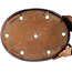 Pot à bonsaï ovale bleu de Yamafusa - 405 x 310 x 85 mm