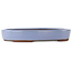 Pot à bonsaï ovale bleu de Yamaaki - 290 x 225 x 50 mm
