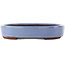 Ovale blauwe bonsai pot van Yamaaki - 290 x 225 x 50 mm