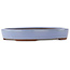 Oval blue bonsai pot by Yamaaki - 290 x 225 x 50 mm