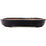 Pot à bonsaï ovale bleu de Reiho - 410 x 275 x 45 mm