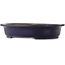 Oval blue bonsai pot by Kakuzan - 510 x 415 x 105 mm