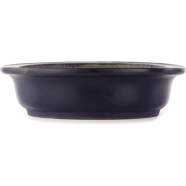 Vaso bonsai ovale blu di Kakuzan - 510 x 415 x 105 mm