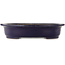 Oval blue bonsai pot by Kakuzan - 510 x 415 x 105 mm