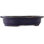 Oval blue bonsai pot by Kakuzan - 510 x 415 x 105 mm