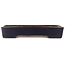 Maceta rectangular azul para bonsái de Yamafusa - 410 x 305 x 75 mm