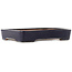 Maceta rectangular azul para bonsái de Yamafusa - 410 x 305 x 75 mm