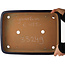 Pot à bonsaï rectangulaire bleu de Yamafusa - 410 x 305 x 75 mm
