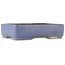 Maceta rectangular azul para bonsái de Hattori - 365 x 275 x 95 mm