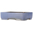 Maceta rectangular azul para bonsái de Hattori - 365 x 275 x 95 mm