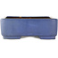 Maceta rectangular azul para bonsái de Hattori - 365 x 275 x 95 mm