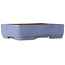 Rectangular blue bonsai pot by Hattori - 365 x 275 x 95 mm