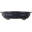 Oval blue bonsai pot by Reiho - 425 x 320 x 95 mm