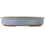 Oval blue bonsai pot by Yamaaki - 480 x 370 x 85 mm