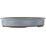 Oval blue bonsai pot by Yamaaki - 480 x 370 x 85 mm