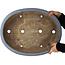 Pot à bonsaï ovale bleu de Yamaaki - 480 x 370 x 85 mm