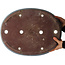 Pot à bonsaï ovale bleu de Yamaaki - 480 x 370 x 85 mm