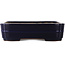 Rechthoekige blauwe bonsai pot van Yamafusa - 380 x 270 x 70 mm