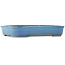 Maceta rectangular para bonsái de color azul de Koyou - 450 x 335 x 75 mm