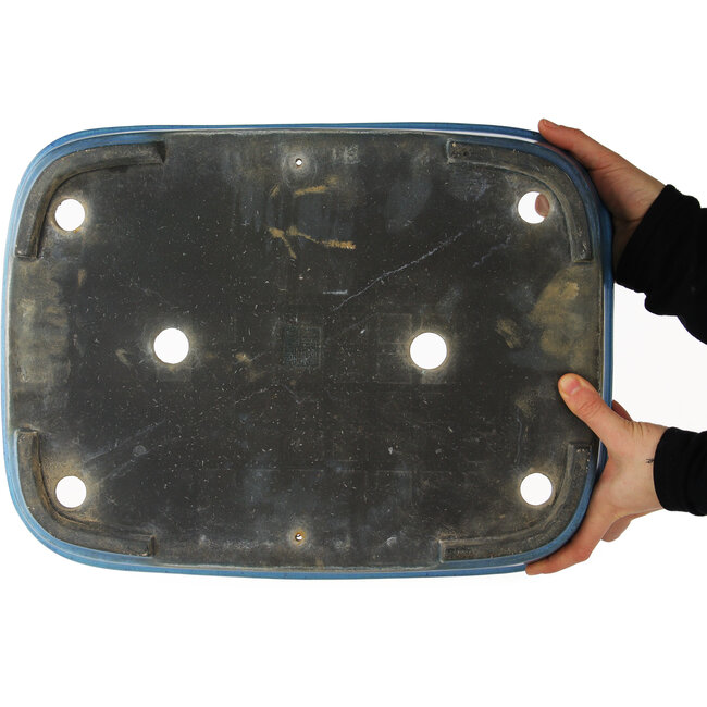 Rechthoekige blauwe bonsai pot van Koyou - 450 x 335 x 75 mm