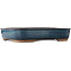 Maceta rectangular azul para bonsái - 470 x 365 x 85 mm