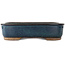 Maceta rectangular azul para bonsái - 470 x 365 x 85 mm