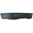 Maceta rectangular azul para bonsái - 470 x 365 x 85 mm