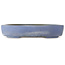 Oval blue bonsai pot by Hattori - 370 x 280 x 80 mm