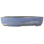 Oval blue bonsai pot by Hattori - 370 x 280 x 80 mm