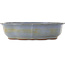 Lotus blue bonsai pot by Yamaaki - 360 x 285 x 85 mm