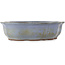 Lotus blue bonsai pot by Yamaaki - 360 x 285 x 85 mm