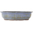 Lotus blue bonsai pot by Yamaaki - 360 x 285 x 85 mm