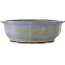 Lotus blue bonsai pot by Yamaaki - 360 x 285 x 85 mm