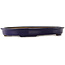 Oval blue bonsai pot by Hattori - 560 x 370 x 60 mm