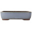 Maceta rectangular azul para bonsái de Yamaaki - 380 x 305 x 100 mm
