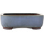 Maceta rectangular azul para bonsái de Yamaaki - 380 x 305 x 100 mm