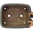 Pot à bonsaï rectangulaire bleu de Yamaaki - 380 x 305 x 100 mm