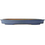 Vaso bonsai ovale blu di Hattori - 565 x 370 x 60 mm