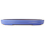 Pot à bonsaï ovale bleu de Reiho - 525 x 370 x 60 mm
