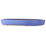 Pot à bonsaï ovale bleu de Reiho - 525 x 370 x 60 mm