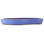 Oval blue bonsai pot by Reiho - 525 x 370 x 60 mm