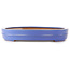 Pot à bonsaï ovale bleu de Reiho - 525 x 370 x 60 mm