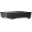 Pot à bonsaï rectangulaire bleu de Yamaaki - 415 x 320 x 85 mm