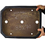 Pot à bonsaï rectangulaire bleu de Yamaaki - 415 x 320 x 85 mm