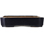 Maceta rectangular azul para bonsái de Yamafusa - 470 x 325 x 70 mm