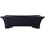 Maceta rectangular azul para bonsái de Reiho - 380 x 280 x 105 mm